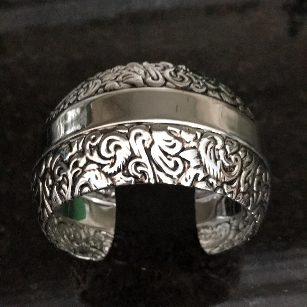 silver cuff bracelet